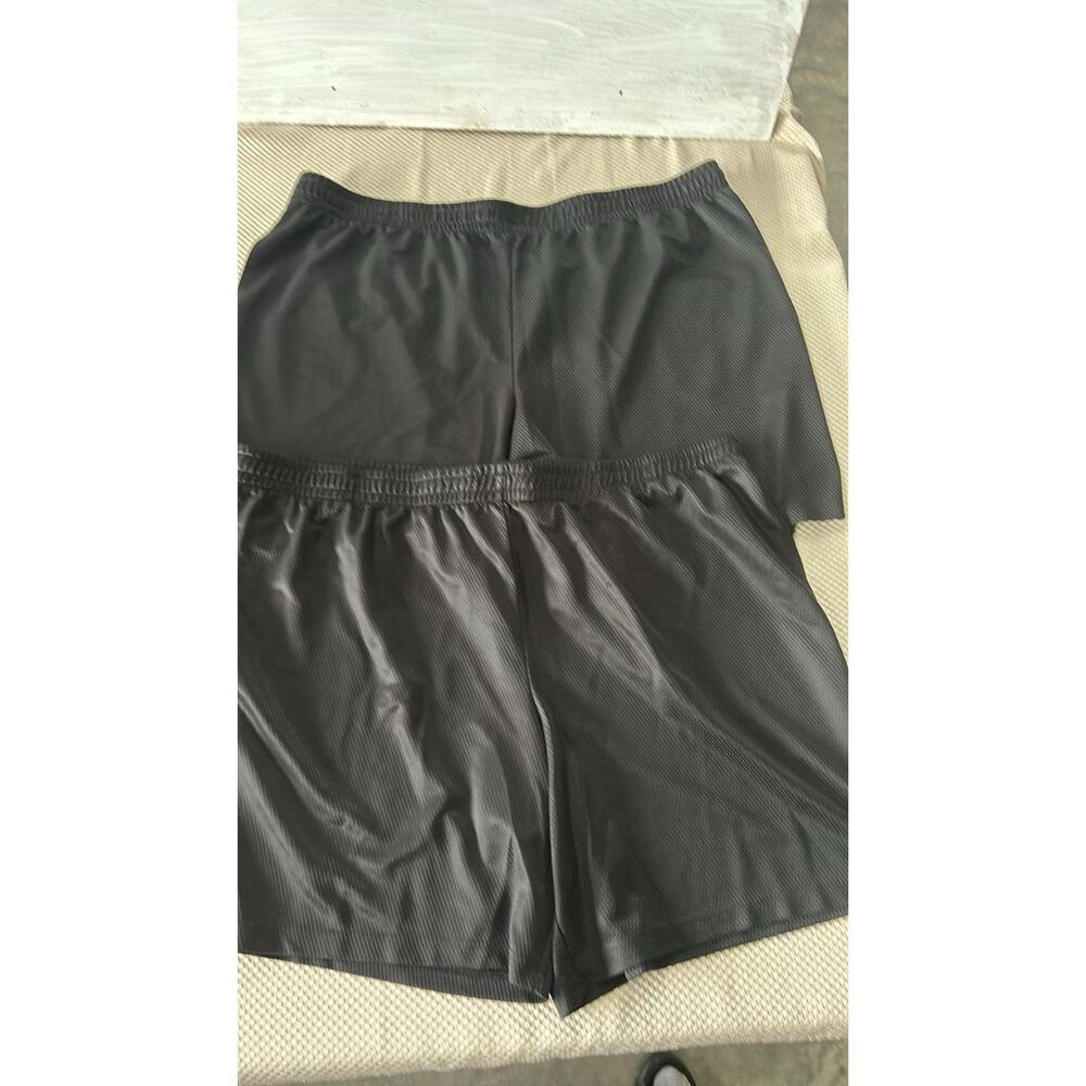 Men's Athletic Shorts 3XL(48-50) Black Draw String With Pockets
